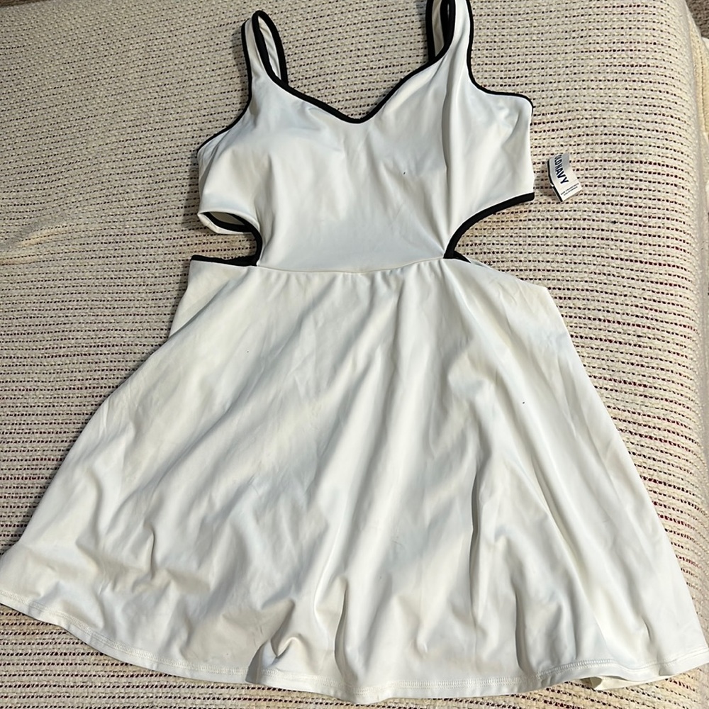Old Navy Active white dress with shorts